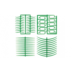 Ganchos de cera para esqueléticos