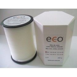 Hilo de cera blanda e incoloro