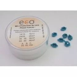 MC-I Huecas, cx25 preformas de cera individuales