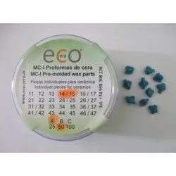 MC-I Reposición preformas de cera, cx100 piezas